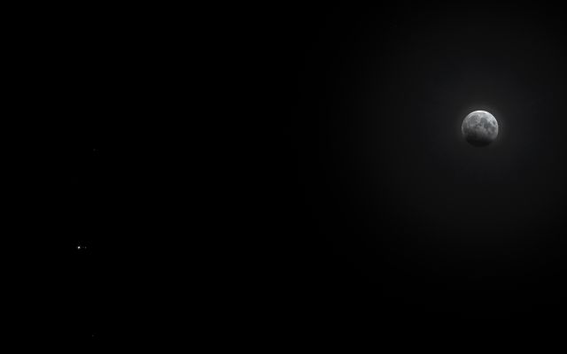 Éclipse partielle de Lune du 28 octobre 2023 et la présence discrète de Jupiter
