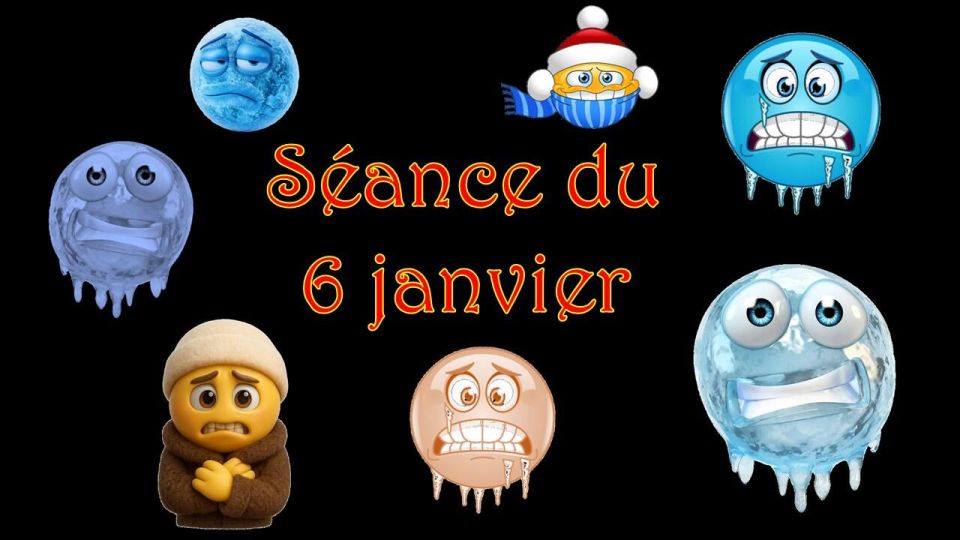 Réunion du mardi 6 janvier 2026