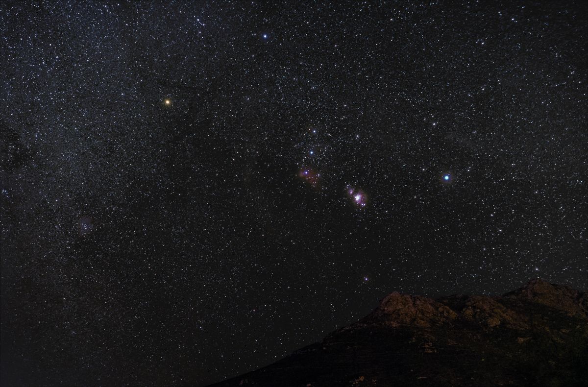 La constellation d'Orion