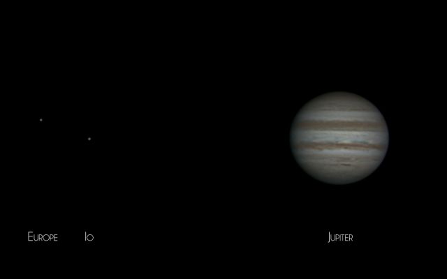 Jupiter, Io et Europe